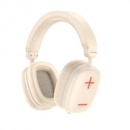 Awei AT9 Wireless Headphones Bluetooth v6.0 Earphones Foldable Gaming Headset with Mic - Beige - Local Warranty 6 Months