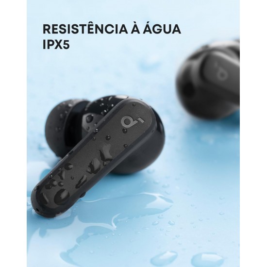 سماعة لاسلكية ساوند كور VI R50i بتقنية ترو وايرليس مع مكبر صوت داخلي 10 ملم بصوت جهوري قوي وبلوتوث 5.3 ووقت تشغيل طويل (30 ساعة) ومقاومة للماء و2 ميكروفون واضح و22 معادل صوت مضبوط مسبقا من انكر