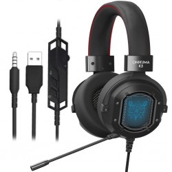 ONIKUMA K3 -RGB -  3.5mm Wired Gaming Headset  Headphones OverEar Earphone with Mic for PC Laptop PS4 Smart Phone ONIKUMA K3 -RGB -  3.5mm Wired Gaming Headset  Headphones OverEar Earphone with Mic for PC Laptop PS4 Smart Phone