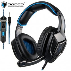 SADES SA-920  PS4 Gamer Headset Gaming Headphones Stereo with Mic for PC and Mobile Phone PUBG Game Earphone SADES SA-920  PS4 Gamer Headset Gaming Headphones Stereo with Mic for PC and Mobile Phone PUBG Game Earphone