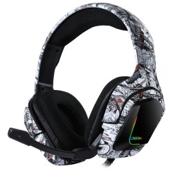 ONIKUMA K20 Camouflage 3.5mm Wired Gaming Headset  Headphones OverEar Earphone with Mic for PC Laptop PS4 Smart Phone ONIKUMA K20 Camouflage 3.5mm Wired Gaming Headset  Headphones OverEar Earphone with Mic for PC Laptop PS4 Smart Phone