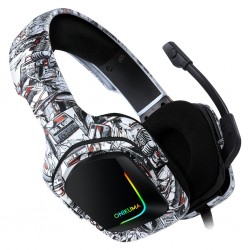 ONIKUMA K20 Camouflage 3.5mm Wired Gaming Headset  Headphones OverEar Earphone with Mic for PC Laptop PS4 Smart Phone ONIKUMA K20 Camouflage 3.5mm Wired Gaming Headset  Headphones OverEar Earphone with Mic for PC Laptop PS4 Smart Phone