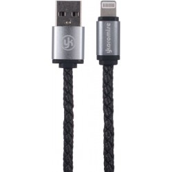 YK BV Iphone Cable - Black - leather YK BV Iphone Cable - Black - leather