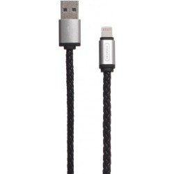 YK BV Iphone Cable - Black - leather YK BV Iphone Cable - Black - leather