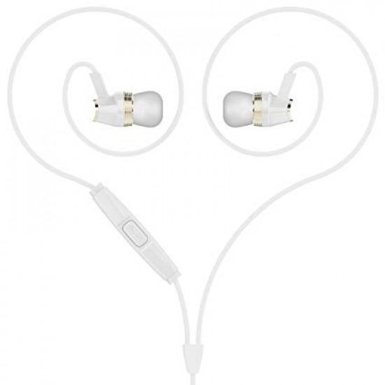 Hoco Headphones M4 - White- Frequency response 20Hz - 20KHz - Connector 3.5mm - Compatible with for iPhone  for iPad  for Samsung  for HTC  for Huawei  for Xiaomi  etc smartphones tablets for Other devices with 3.5mm audio jack