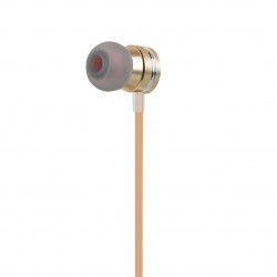 Hoco In- Ear Headphones M16 -Gold - Plug Type 3.5mm - Receive Sensitivity 110±3dB -Impedance 16Ω - Frequency Response 20Hz-20KHz - Drive Unit Dynamic Hoco In- Ear Headphones M16 -Gold - Plug Type 3.5mm - Receive Sensitivity 110±3dB -Impedance 16Ω - Frequency Response 20Hz-20KHz - Drive Unit Dynamic