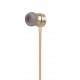 Hoco In- Ear Headphones M16 -Gold - Plug Type 3.5mm - Receive Sensitivity 110±3dB -Impedance 16Ω - Frequency Response 20Hz-20KHz - Drive Unit Dynamic