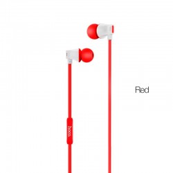 Hoco Wire control Earphones M27 - Rad - Impedance 16Ω ± 15% - Frequency response 20 ~ 20000Hz - Sensitivity 92db ± 3db - Audio plug Ø3.5mm, weight: 15g Hoco Wire control Earphones M27 - Rad - Impedance 16Ω ± 15% - Frequency response 20 ~ 20000Hz - Sensitivity 92db ± 3db - Audio plug Ø3.5mm, weight: 15g