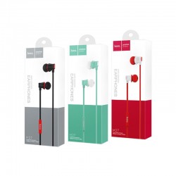 Hoco Wire control Earphones M27 - Black - Impedance 16Ω ± 15% - Frequency response 20 ~ 20000Hz - Sensitivity 92db ± 3db - Audio plug Ø3.5mm, weight: 15g Hoco Wire control Earphones M27 - Black - Impedance 16Ω ± 15% - Frequency response 20 ~ 20000Hz - Sensitivity 92db ± 3db - Audio plug Ø3.5mm, weight: 15g