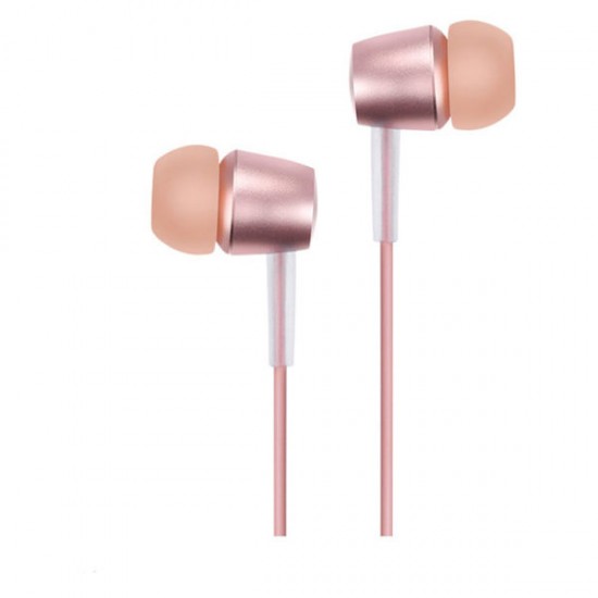 Hoco Wired earphones with microphone M10 - Pink - impedance 16Ω±15% - frequency response 20~20000Hz - Sensitivity 110db±3db