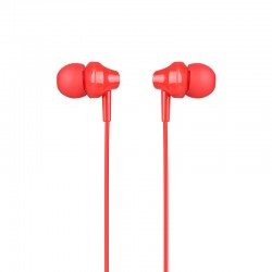Hoco Wired earphones with microphone M14 - Red - Jack 3.5mm - Line control single key Hoco Wired earphones with microphone M14 - Red - Jack 3.5mm - Line control single key