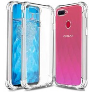 جراب ظهر Oppo F9 شفاف نقي - ضد الصدمات 