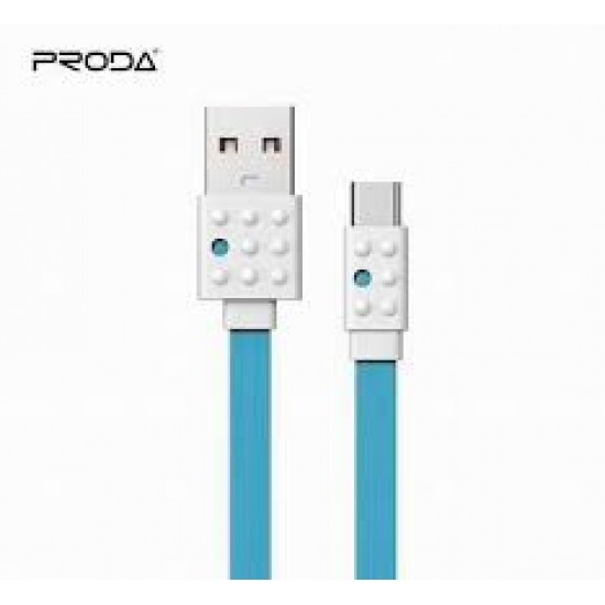 Proda PC-01m Android Cable - Blue