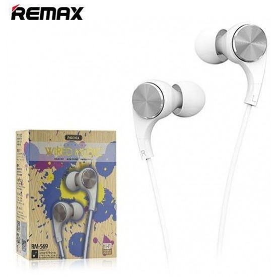 Remax RM 569 Earphone - White