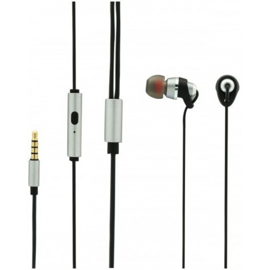 Remax RM 585 Earphone - Black - Frequency Response Range: 20-20000Hz - Adopt strongly compatible 3.5mm plug to decrease the signal distortion