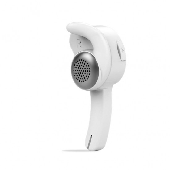 Remax RB-T10 Smart Bluetooth Earphone - White - Bluetooth Version  V4.1+EDR - Transmission Distance 10 meter - stalking time around 4 hours - music time  around 2.5 hours - charging time about 2 hours - net weight . 7g