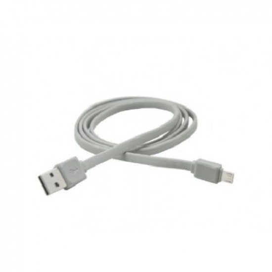 Remax RC-008M Data Cable Micro - Gray -For Micro-USB Smart phones - Cable length is 100 cm - Connector: micro-usb 2. 0 