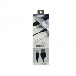REMAX Cable RC-050m (LESU) Android Cable - Black - Length 100 cm - Output 1.2 A - Weight 16.3g - Material Environmental PVC REMAX Cable RC-050m (LESU) Android Cable - Black - Length 100 cm - Output 1.2 A - Weight 16.3g - Material Environmental PVC