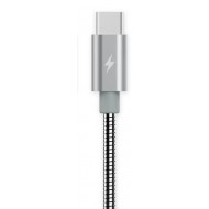 Remax RC080 Type-C Cable - Silver - Metal wire-drawing design, make it look different - High Compatibility, suitable for almost Android devices with Type-C port. Remax RC080 Type-C Cable - Silver - Metal wire-drawing design, make it look different - High Compatibility, suitable for almost Android devices with Type-C port.