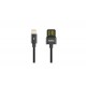 .Remax RC-080i Cable Compatible with iPhone and iPad - Black - Full Metal Coated - Zippers - Fast Shipping & Data Transfer