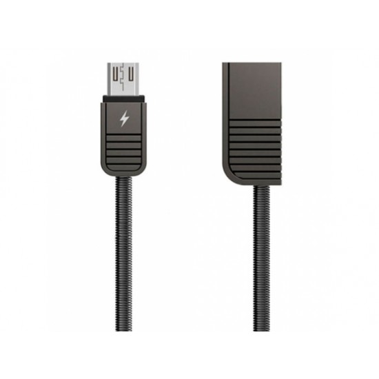 Remax RC088 Androied Cable - Black - High-quality wire - High-end zinc alloy  - Fast charging and safe  - Charger & transfer Efficient and stable 
