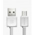 Remax RC-008M Data Cable Micro - White -For Micro-USB Smart phones - Cable length is 100 cm - Connector: micro-usb 2. 0 