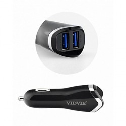 Vidvie Iphone Car Charger CC501 / Black / is a car charger that offers high capability combined with a minimalist design that looks attractive. This product is perfect for you to use while traveling with your car