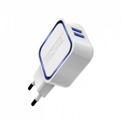 Vidvie PLE202 Iphone Charger  /  White / 2 USB Port