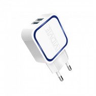 Vidvie PLE202 Iphone Charger  /  White / 2 USB Port