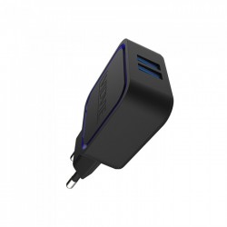 Vidvie PLE202 Android Charger  /  Black / 2 USB Port