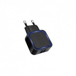 Vidvie PLE202 Android Charger  /  Black / 2 USB Port