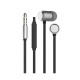 Vidvie HS605 Earphones / Black*Copper / Cable length  1250mm / Plug pin 3.5mm / Speaker size 10mm