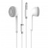 Vidvie HS614 Earphones  / White / Frequency range 100Hz - 50KHz / Cable length 1250mm / Plug pin 3.5mm / Speaker size 16mm