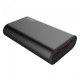 Vidvie PB714 Powerbank 6000 mAh / Black / Battery Cell Type 18650 lithium battery / Rated Input DC 5V/2.0A / Rated OutputDC 5V/2.4A / Shell Material Alluminium alloy case and plastic/ Dimensions 58*93*21.5mm