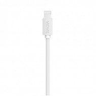 Vidvie CB410 USB Cable Iphone/ White / Vidvie USB Cable comes with quality cable material that is not easily damaged, easy to store and with a quality cable that ensures stability in charging and data transfer.