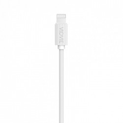 Vidvie CB410 USB Cable Iphone/ White / Vidvie USB Cable comes with quality cable material that is not easily damaged, easy to store and with a quality cable that ensures stability in charging and data transfer.