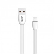 Vidvie CB411 Cable Iphone / White / Vidvie USB Cable comes with quality cable material that is not easily broken and easy to store because it will not tangle. Can charge your gadget battery quickly.