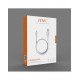 Vidvie CB401 USB Cable Iphone - White - Vidvie USB Cable comes with quality cable material that is not easily broken and easy to store‎.‎ Can charge your gadget battery quickly‎.‎