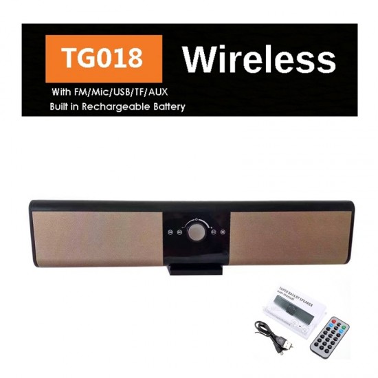 Wireless Speaker TG 018 - Gold