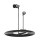 REMAX RM-512 Handfree - Black*Silver - support Wired Control - Impedance 32Ω - Wearing Type is In-ear