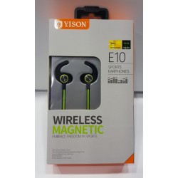 Yison E10 in-Ear wireless Bluetooth Headphone - Sportivie Earphones - Green*Black - Playing time: 2.5 - 3 H Yison E10 in-Ear wireless Bluetooth Headphone - Sportivie Earphones - Green*Black - Playing time: 2.5 - 3 H