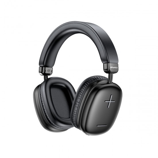 Awei AT9 Wireless Headphones Bluetooth 5.3 Earphones Foldable Gaming Headset with Mic - Black - Local Warranty 6 Months