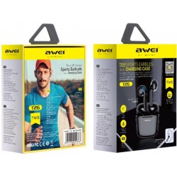 Awei T26 TWS Bluetooth Earphone - Black Awei T26 TWS Bluetooth Earphone - Black