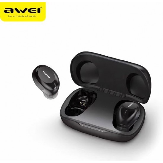 Awei T20 TWS Bluetooth Earphone - Black