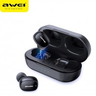 Awei T20 TWS Bluetooth Earphone - Black Awei T20 TWS Bluetooth Earphone - Black