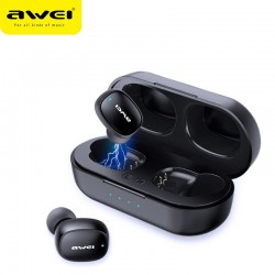 Awei T20 TWS Bluetooth Earphone - Black Awei T20 TWS Bluetooth Earphone - Black