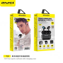 Awei T29 TWS Bluetooth Earphone - Black