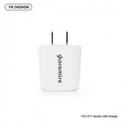 رأس شاحن واي كي YKC-617 - أبيض رأس شاحن واي كي YKC-617 - أبيض
