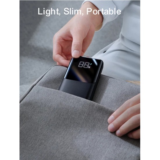 Joyroom JR-QP191 22.5W Power Bank 10000mAh With Large Digital Display Supports PD3.0,QC3.0 - Black