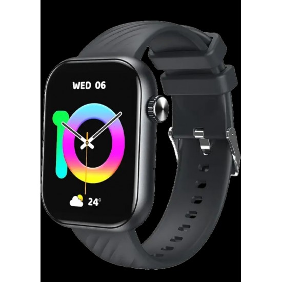 ساعة ذكية O15 بشاشة ال سي دي 2.01 بوصة وسطوع 480 وحدة مضيئة في البيكسل، عمر بطارية 7 أيام لمراقبة معدل ضربات القلب والأكسجين في الدم بتصنيف مقاومة للماء IP68 مع أوضاع رياضية متعددة من اي تيل (أزرق)